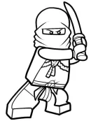 LEGO Ninjago kleurplaat 7